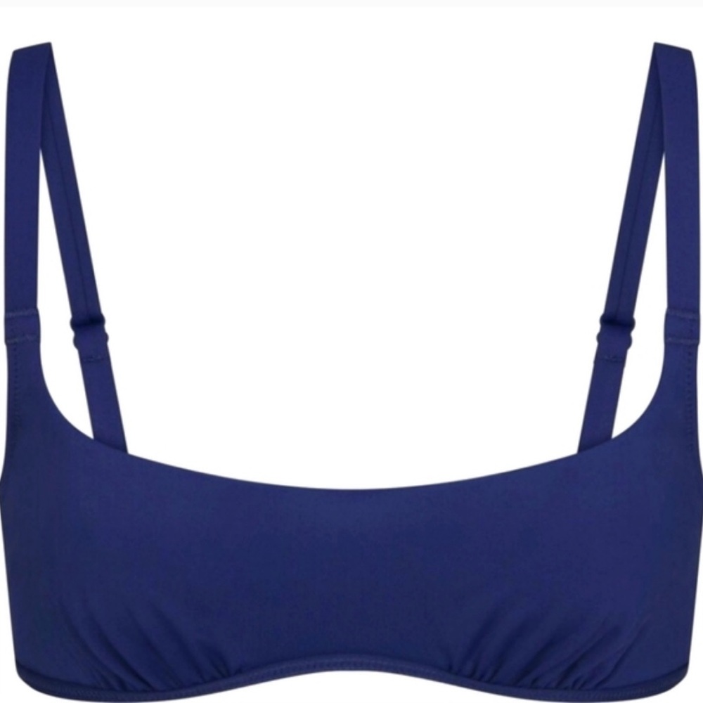 Skims Sculpting Swim Ruched Lined Bikini Top